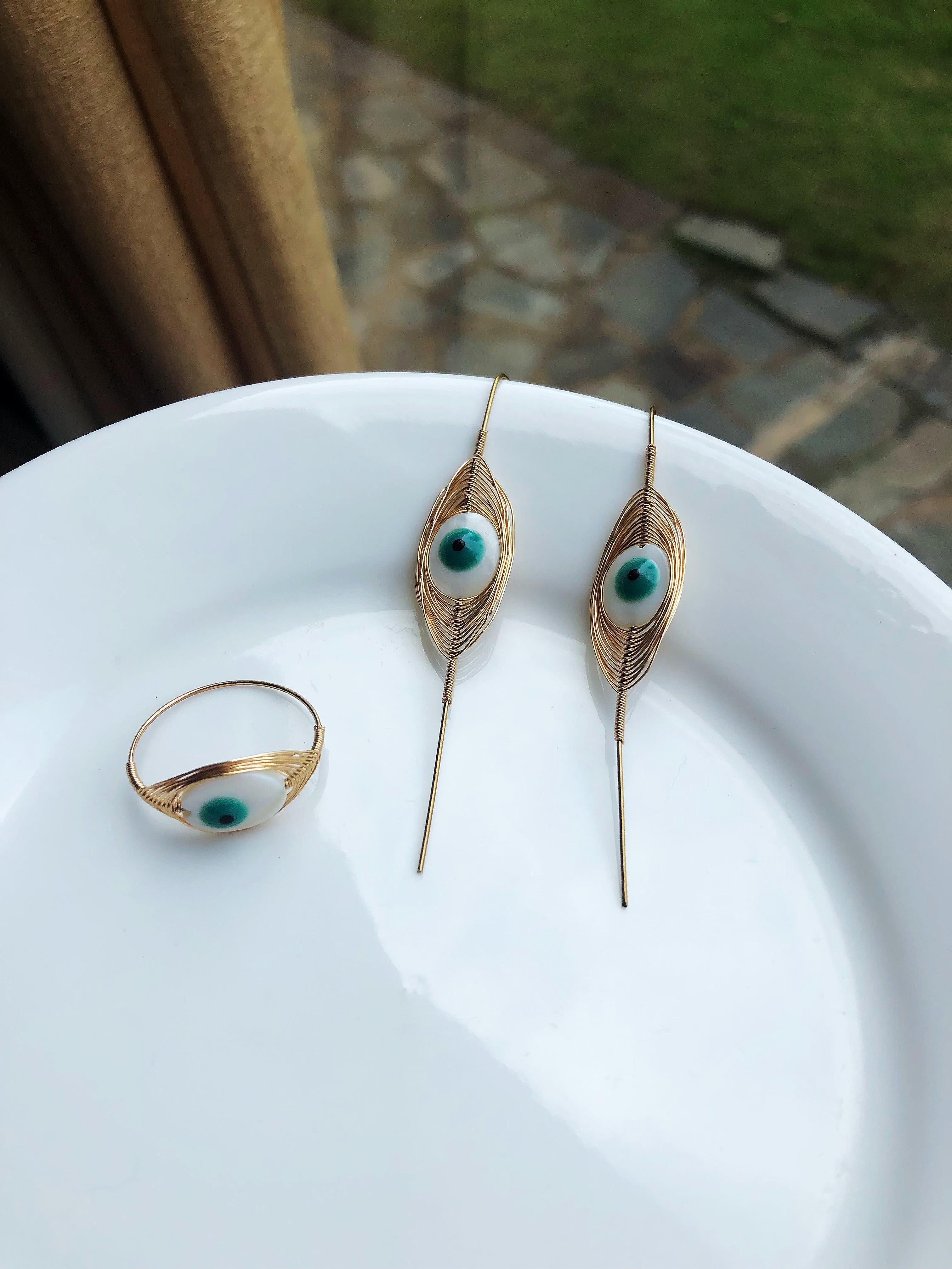 evils eyes earrings