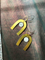 Moon gate earrings