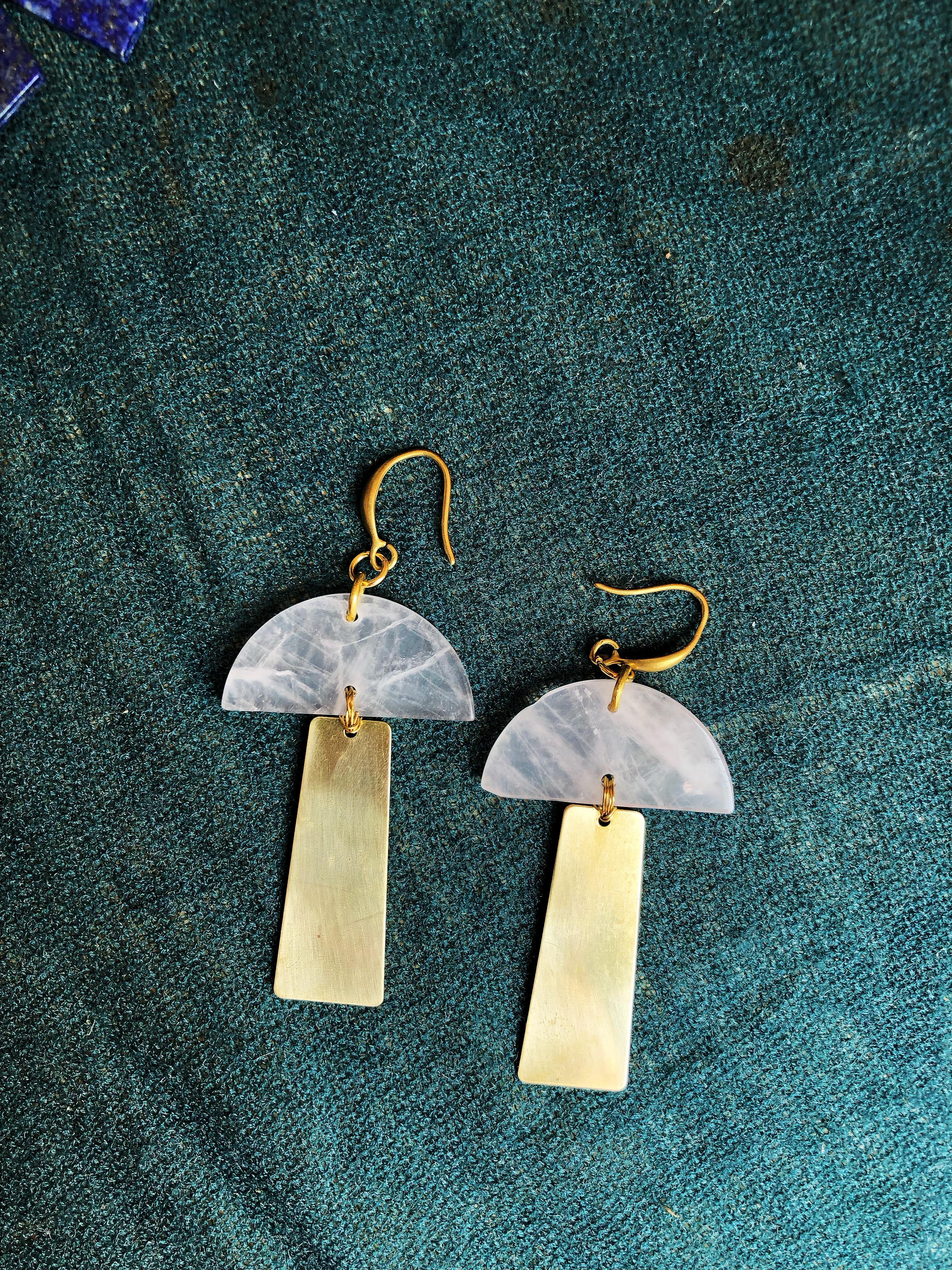 mushroom earrings