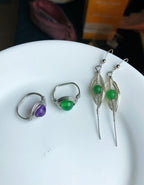 eye shape wrapped/turkish eye rings